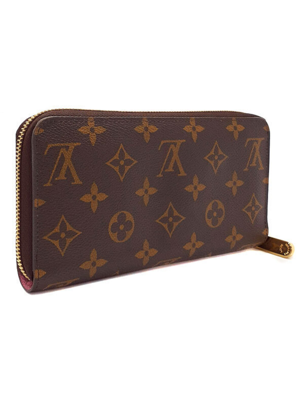 Louis Vuitton Vivienne Zippy Round Zipper Long Wallet Monogram Brown